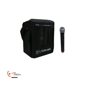 اکو همراه شارژی 4 اینچ تکنو سوند میکروفن بی سیم دار