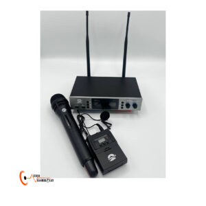 میکروفن بیسیم 2 کانال دستی یقه ای JASCO-4003