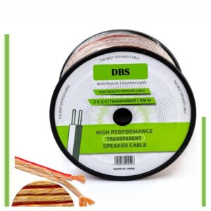 کلاف کابل   2*2.5   100M   شفاف  شیشه ای DBS